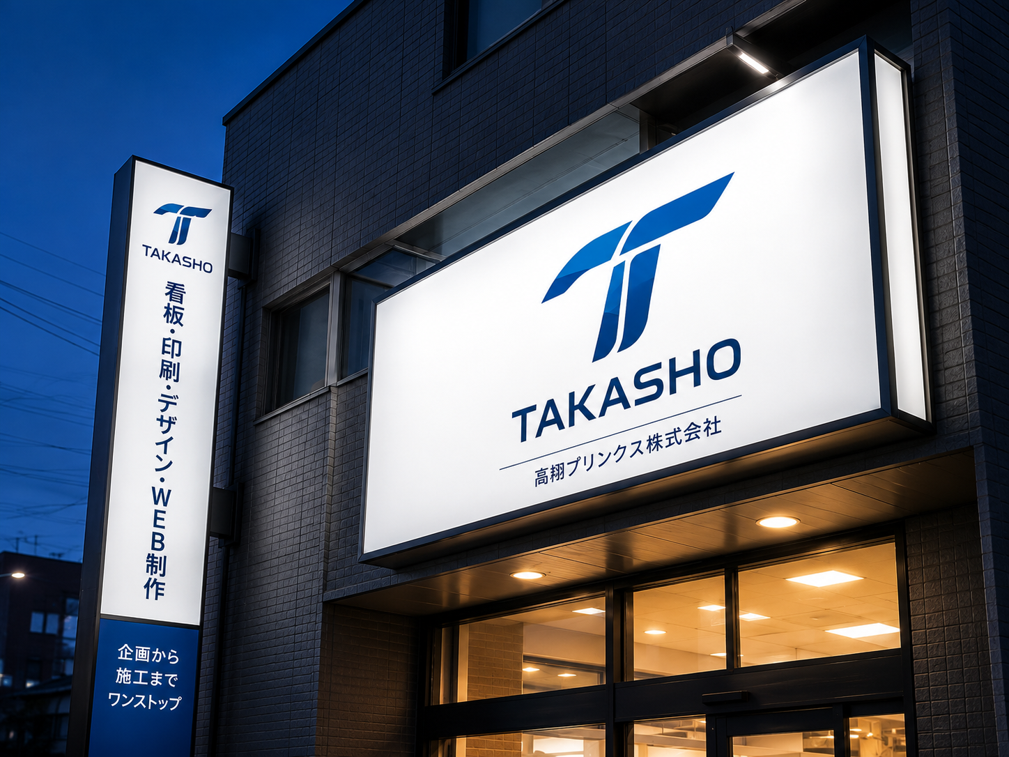 看板とサイン制作の実績イメージ